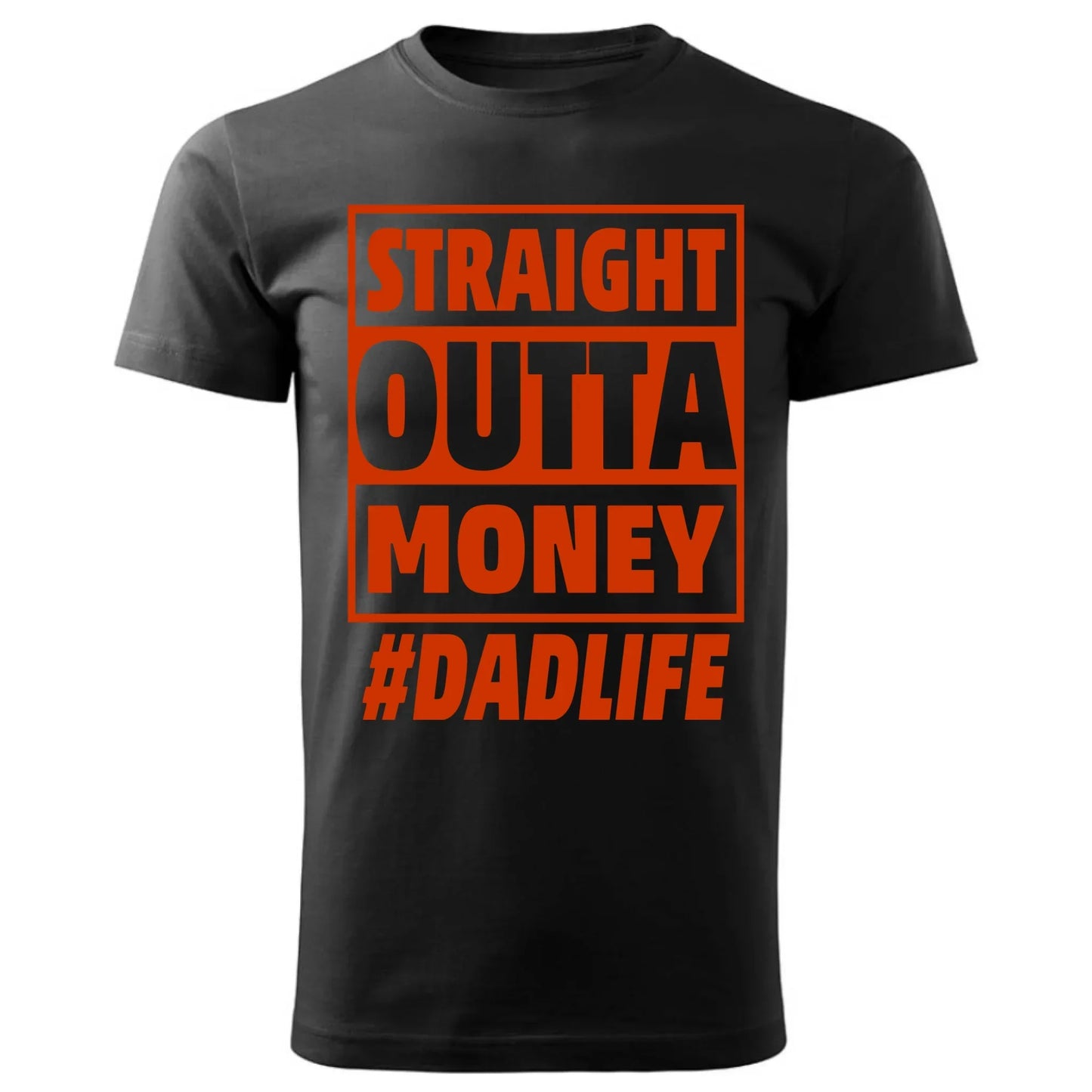 Straight outta money #dadlife | Koszulka męska dla taty DT79 - StoryCups.pl