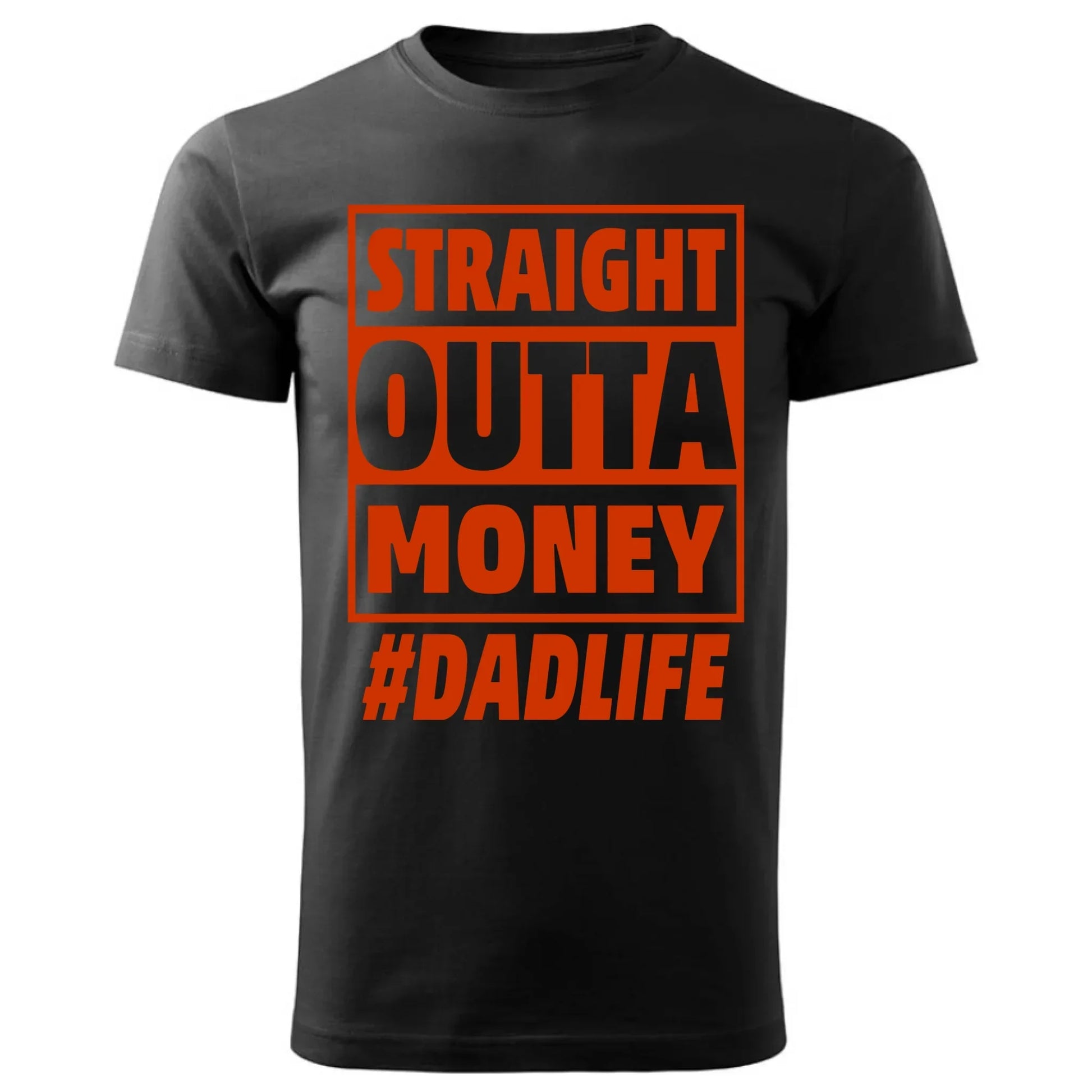 Straight outta money #dadlife | Koszulka męska dla taty DT79 - StoryCups.pl