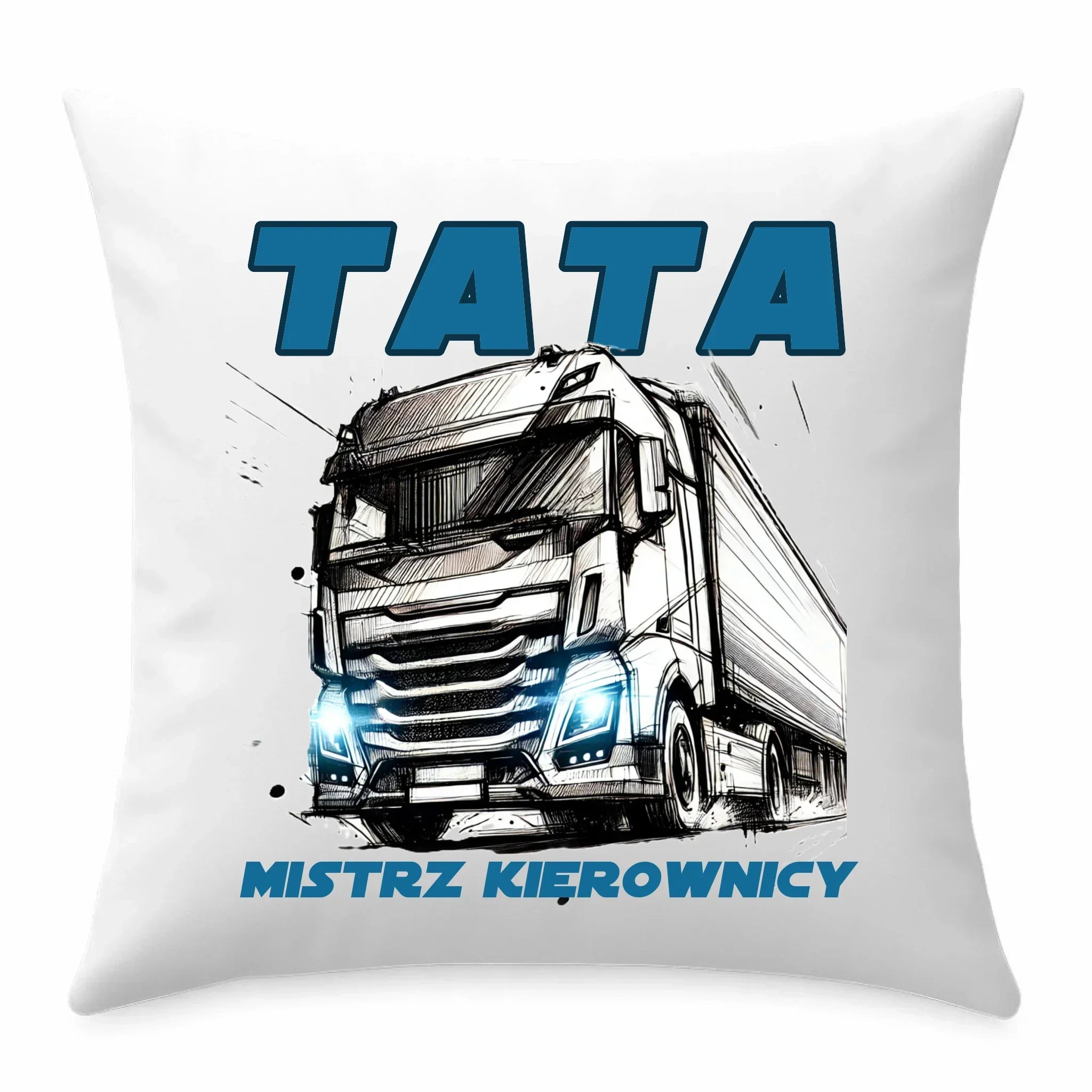 Mistrz kierownicy | Poduszka dla taty kierowca ciężarówki DT80 - StoryCups.pl