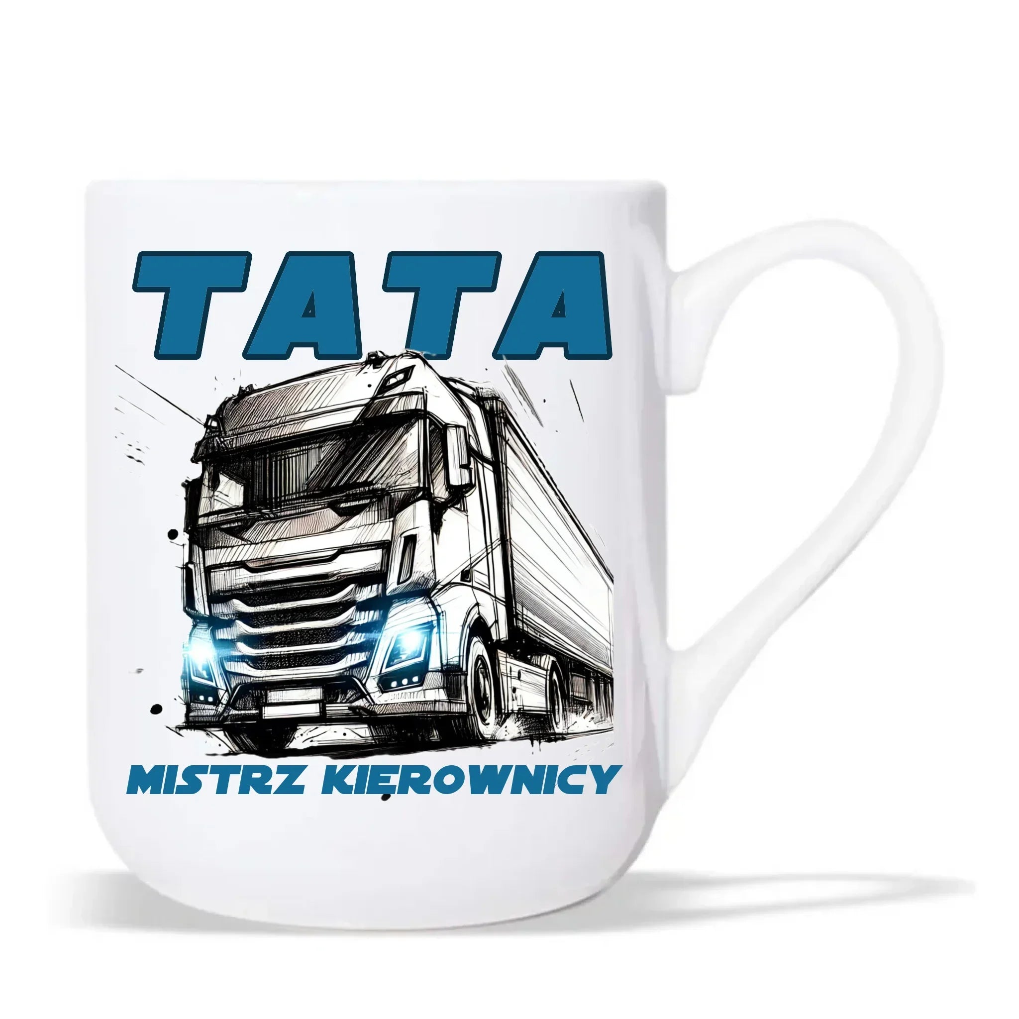 Mistrz kierownicy | Kubek elegant dla taty kierowcy ciężarówki DT80 - StoryCups.pl