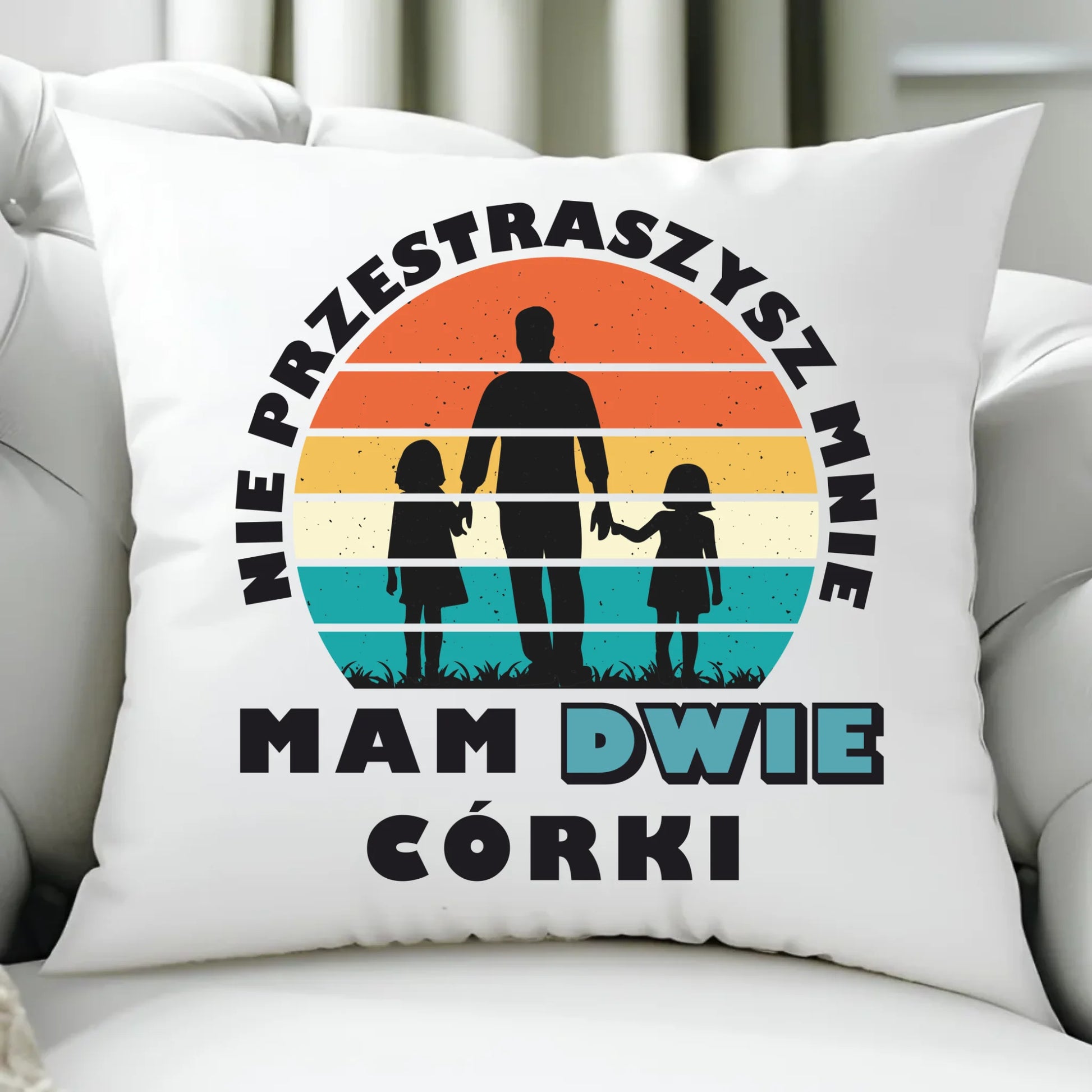 Poduszka z nadrukiem prezent dla taty Dzień Ojca Święta urodziny
