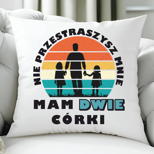 Poduszka z nadrukiem prezent dla taty Dzień Ojca Święta urodziny