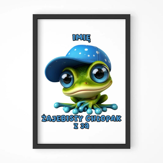Plakat w ramie na Dzień Chłopaka