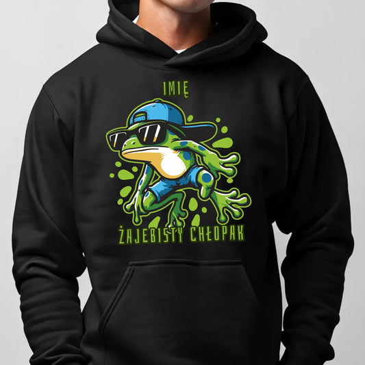 Męska bluza hoodie z nadrukiem na Dzień Chłopaka
