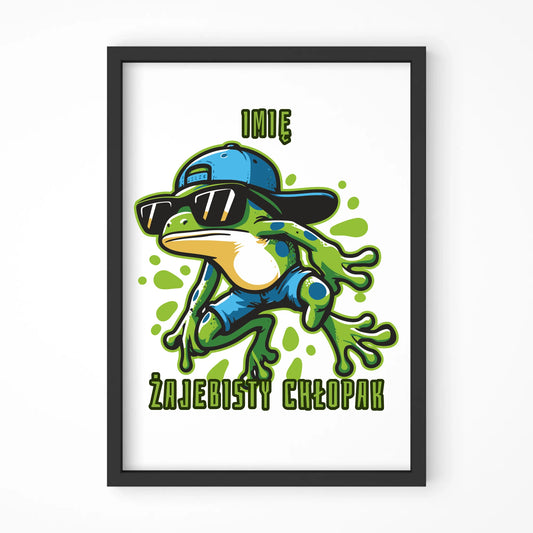 Plakat w ramie na Dzień Chłopaka