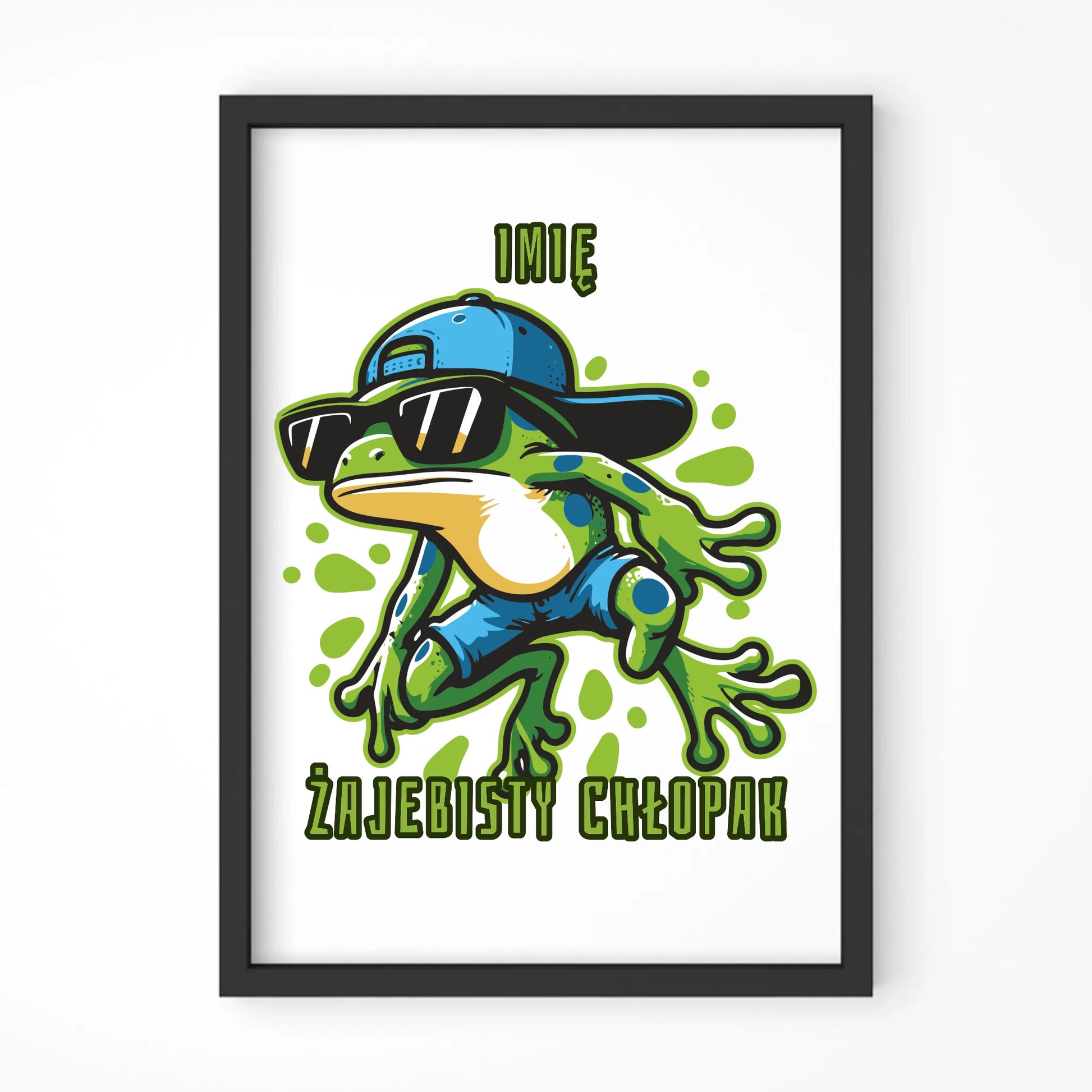 Plakat w ramie na Dzień Chłopaka