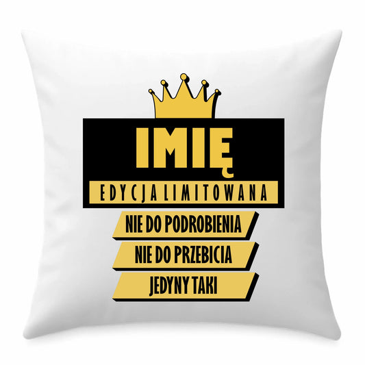 Poduszka z nadrukiem na prezent "Jasiek"