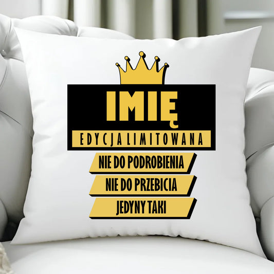 Poduszka z nadrukiem na prezent