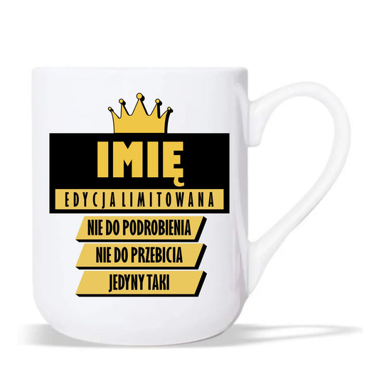 Ceramiczny kubek z nadrukiem dla chłopaka - prezent na Dzień Chłopaka
