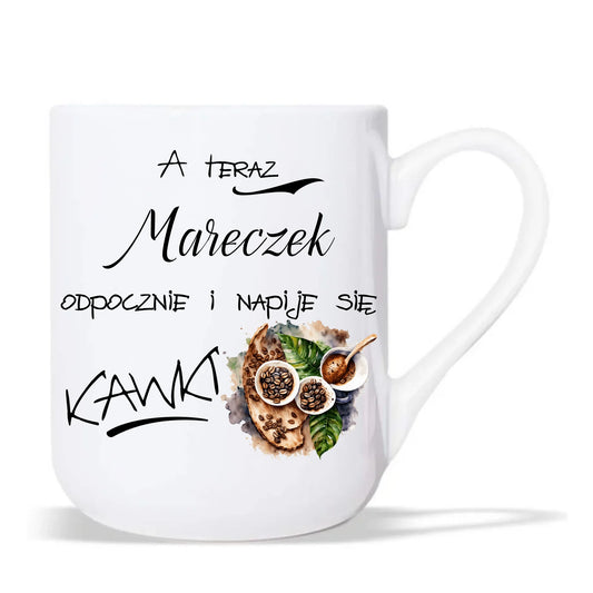 Ceramiczny kubek z nadrukiem dla chłopaka - prezent na Dzień Chłopaka