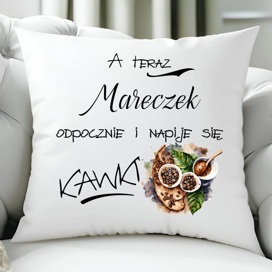 Poduszka z nadrukiem na Dzień Chłopaka