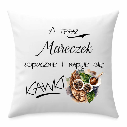 Poduszka z nadrukiem na Dzień Chłopaka