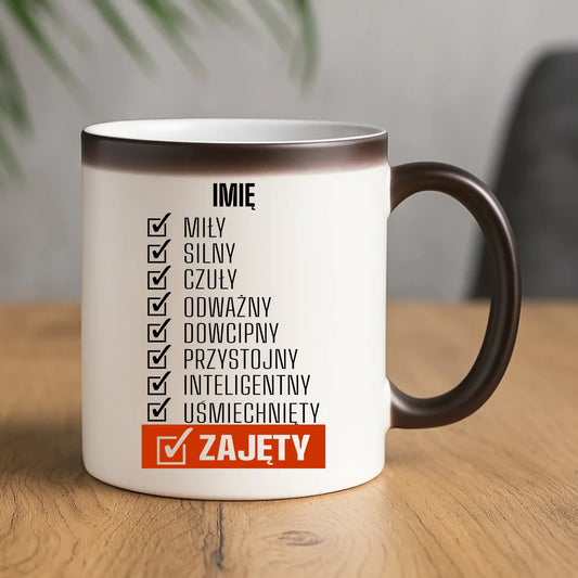 Kubek magiczny na Dzień Chłopaka