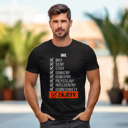 Koszulka z nadrukiem dla faceta prezent na Dzień Chłopaka