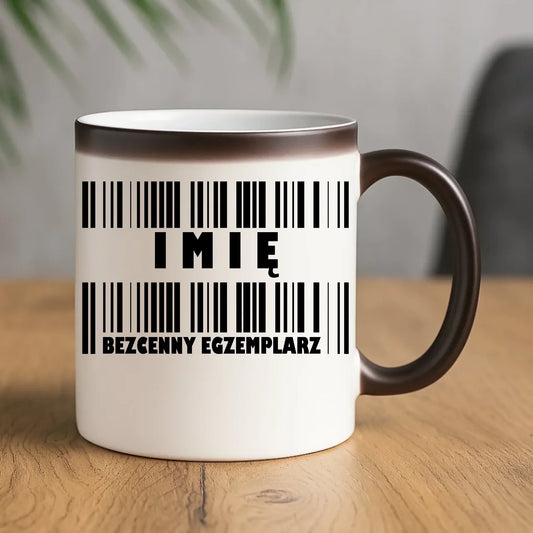 Kubek magiczny - Bezcenny egzemplarz prezent dla niego - personalizowany DCH07 - StoryCups.pl
