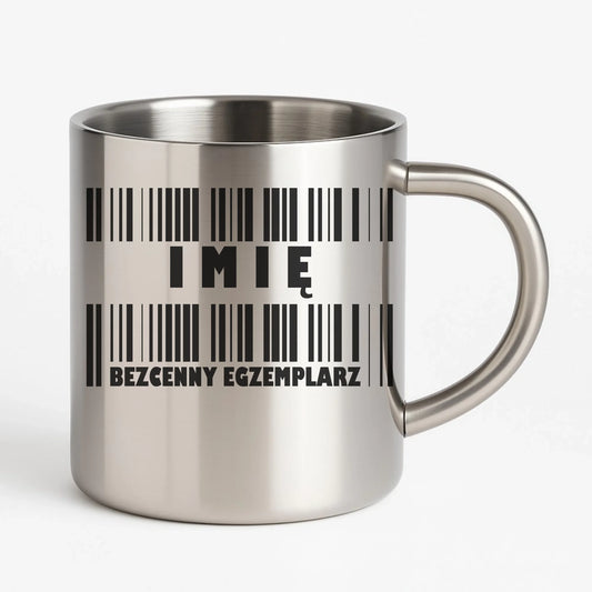 Metalowy kubek z nadrukiem - prezent na Dzień Chłopaka