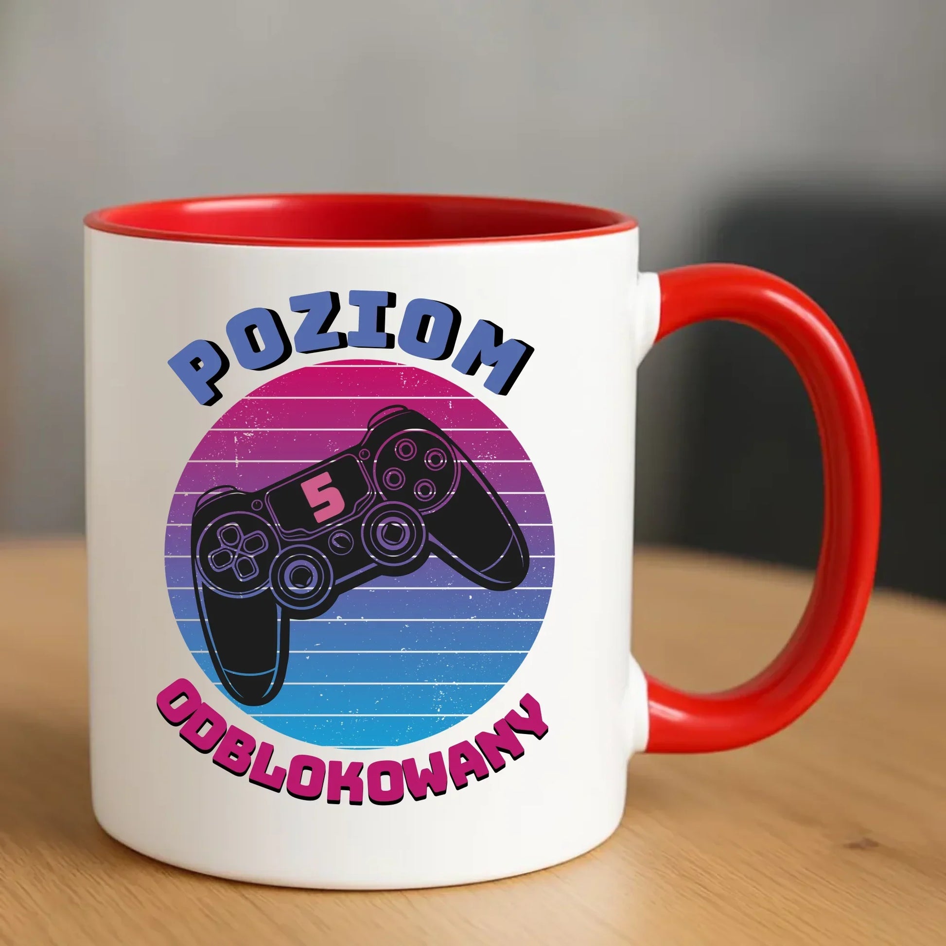 Kubek dla dziewczynki powrót do szkoły Poziom odblokowany SZ02 - StoryCups.pl