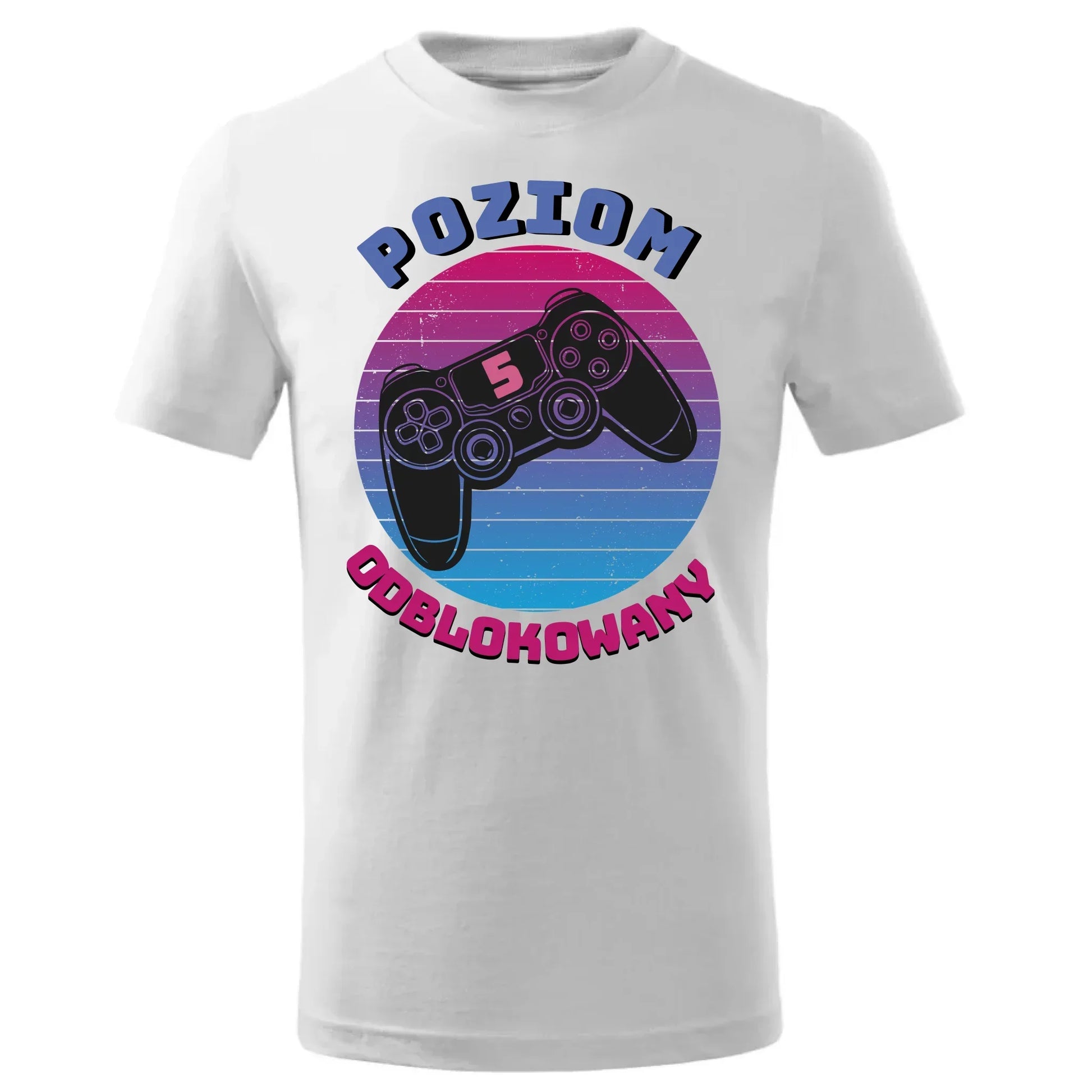 Koszulka dla dziecka powrót do szkoły Poziom odblokowany SZ02 - StoryCups.pl