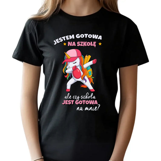 Koszulka dla dziewczynki na powrót do szkoły
