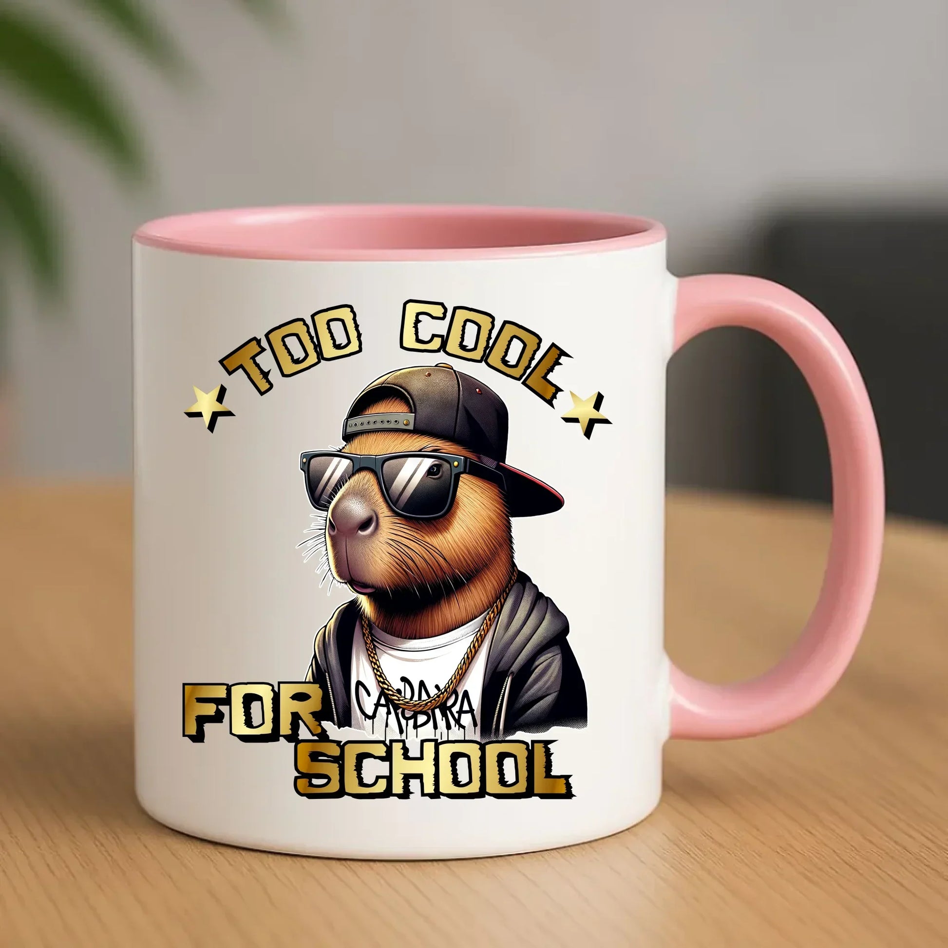 Kubek z kapibarą do szkoły Too cool SZ06 - StoryCups.pl