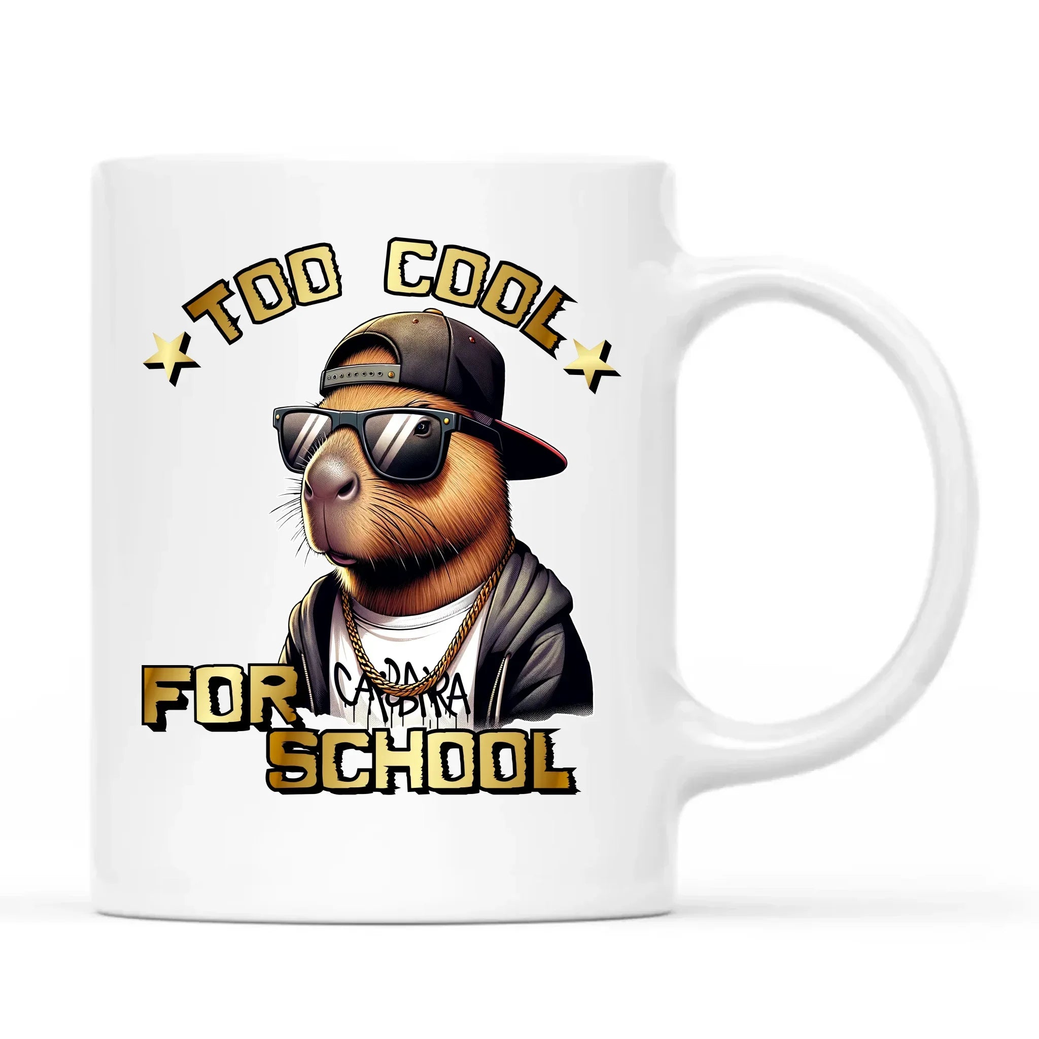 Kubek z kapibarą do szkoły Too cool SZ06 - StoryCups.pl