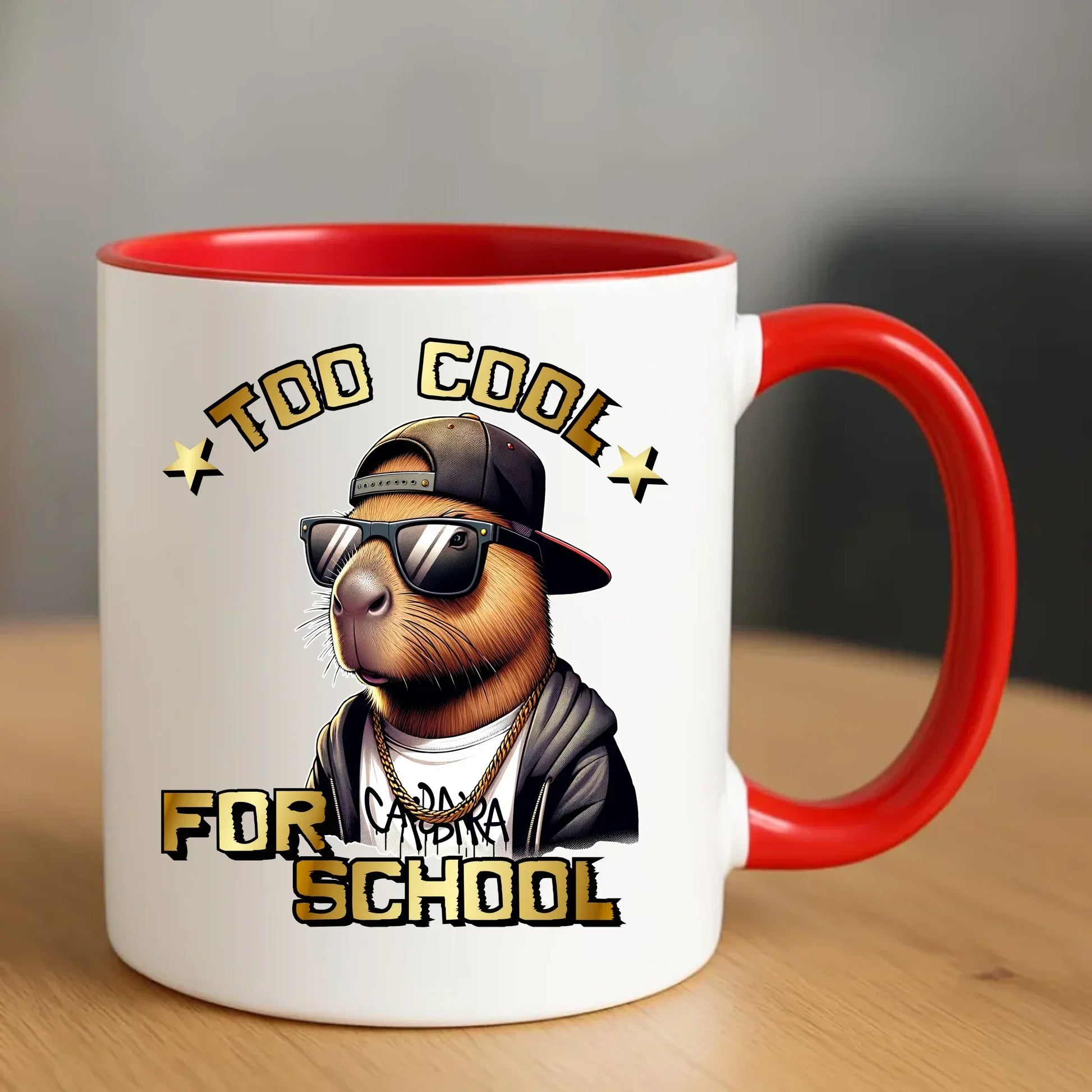 Kubek z kapibarą do szkoły Too cool SZ06 - StoryCups.pl