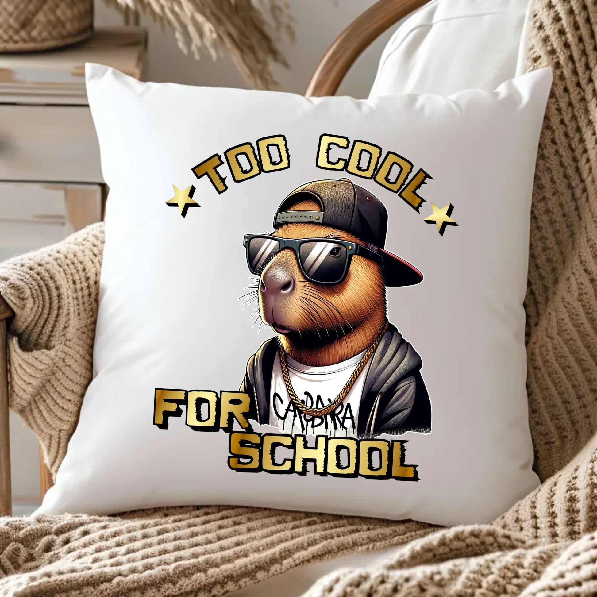 Poduszka z kapibarą do szkoły Too cool SZ06 - StoryCups.pl