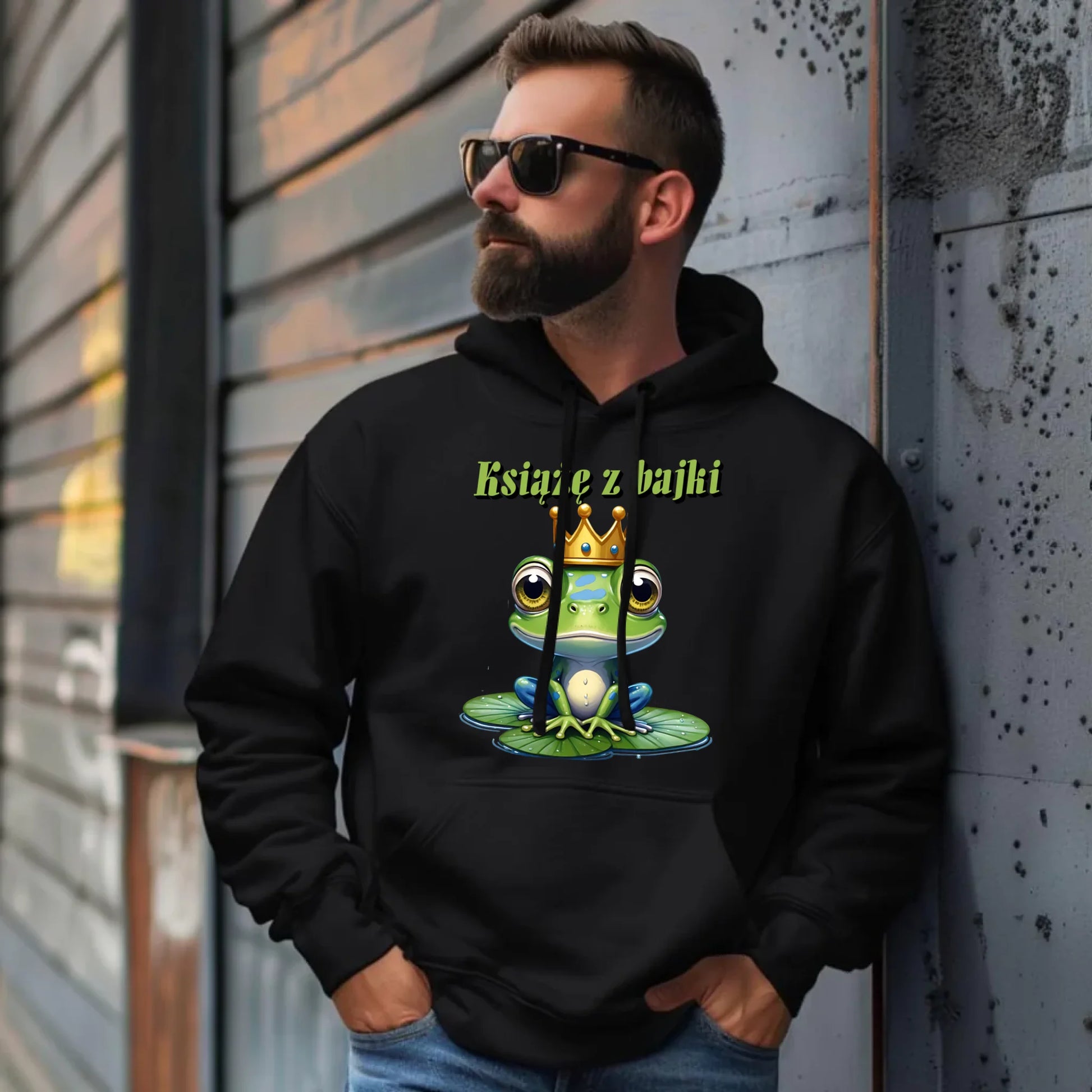 Bluza męska z kapturem i nadrukiem na Dzień Chłopaka