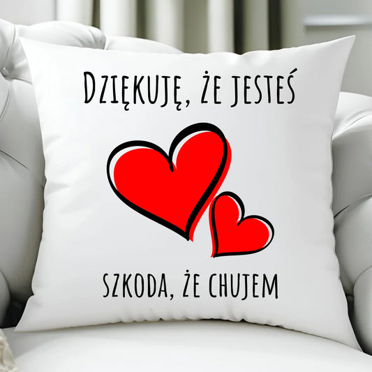 Poduszka z nadrukiem na Dzień Chłopaka