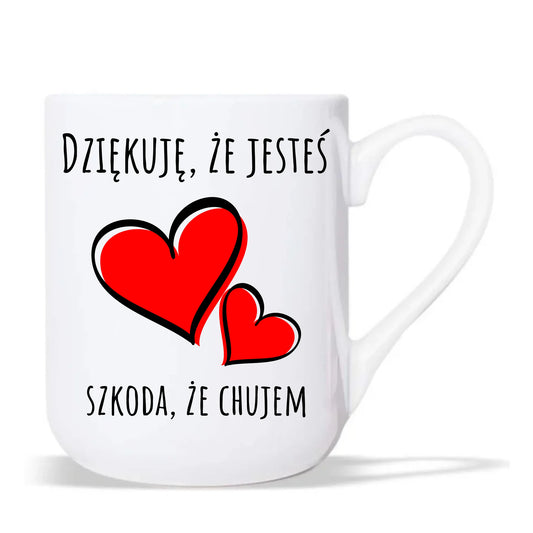 Ceramiczny kubek z nadrukiem dla chłopaka - prezent na Dzień Chłopaka