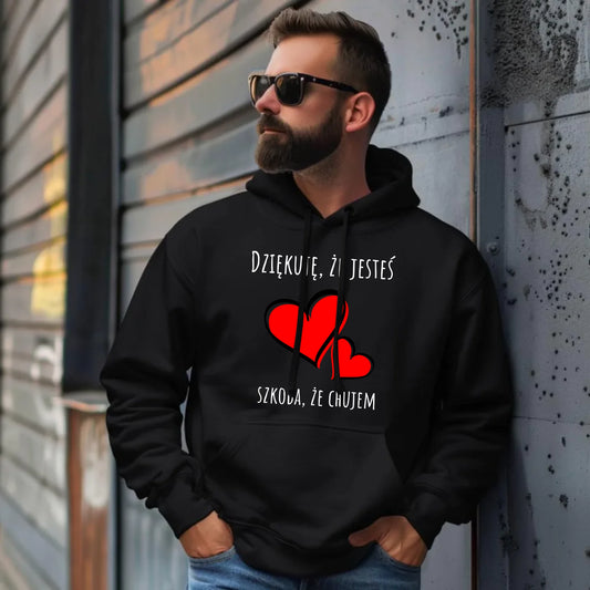 Bluza męska z kapturem i nadrukiem na Dzień Chłopaka