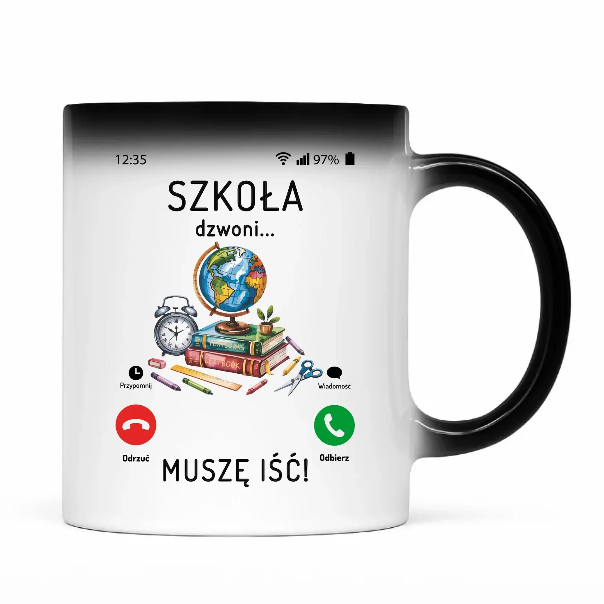 Kubek magiczny dla ucznia – prezent na rozpoczęcie szkoły POWRÓT DO SZKOŁY PRZEDSZKOLA