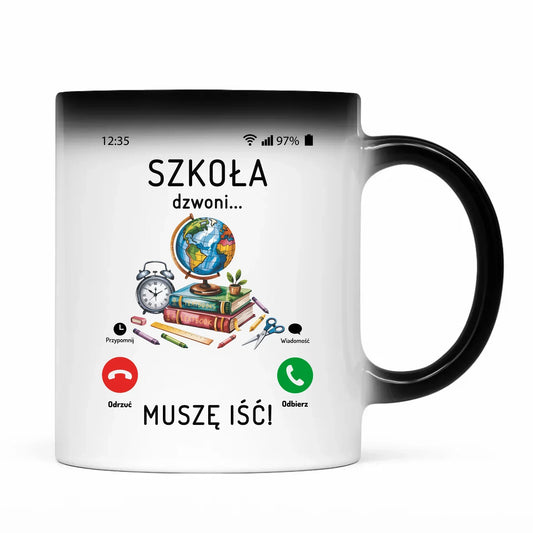 Kubek magiczny dla ucznia – prezent na rozpoczęcie szkoły POWRÓT DO SZKOŁY PRZEDSZKOLA