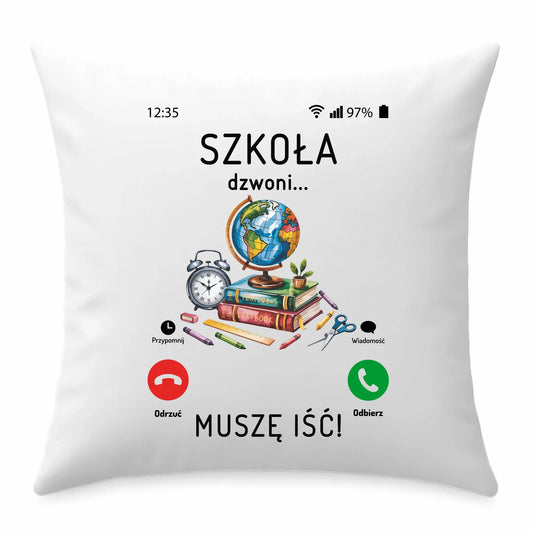 Poduszka dla ucznia – prezent na rozpoczęcie szkoły powrót do szkoły przedszkola