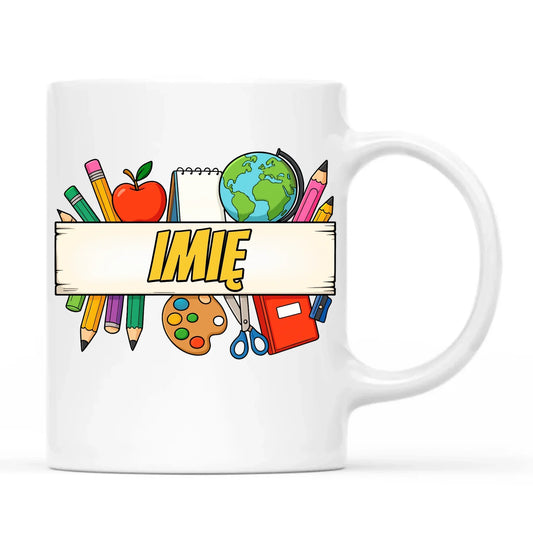Kubek szkolny z imieniem SZ10 - StoryCups.pl
