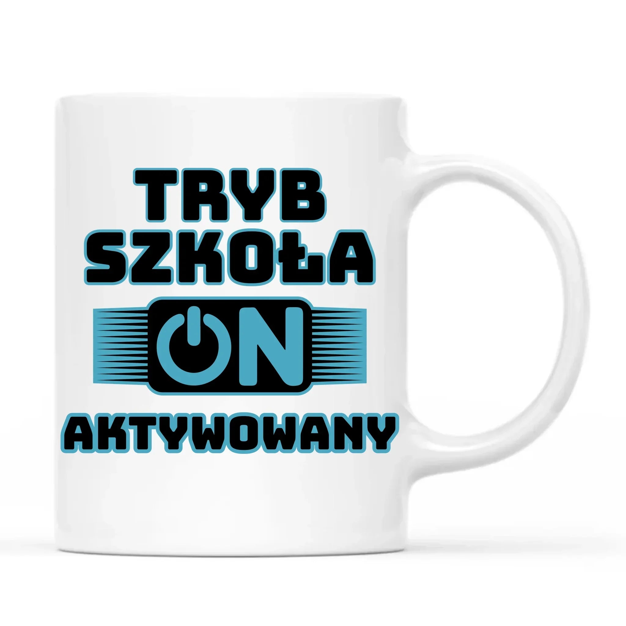 Kubek szkolny Tryb szkoła aktywowany SZ11 - StoryCups.pl