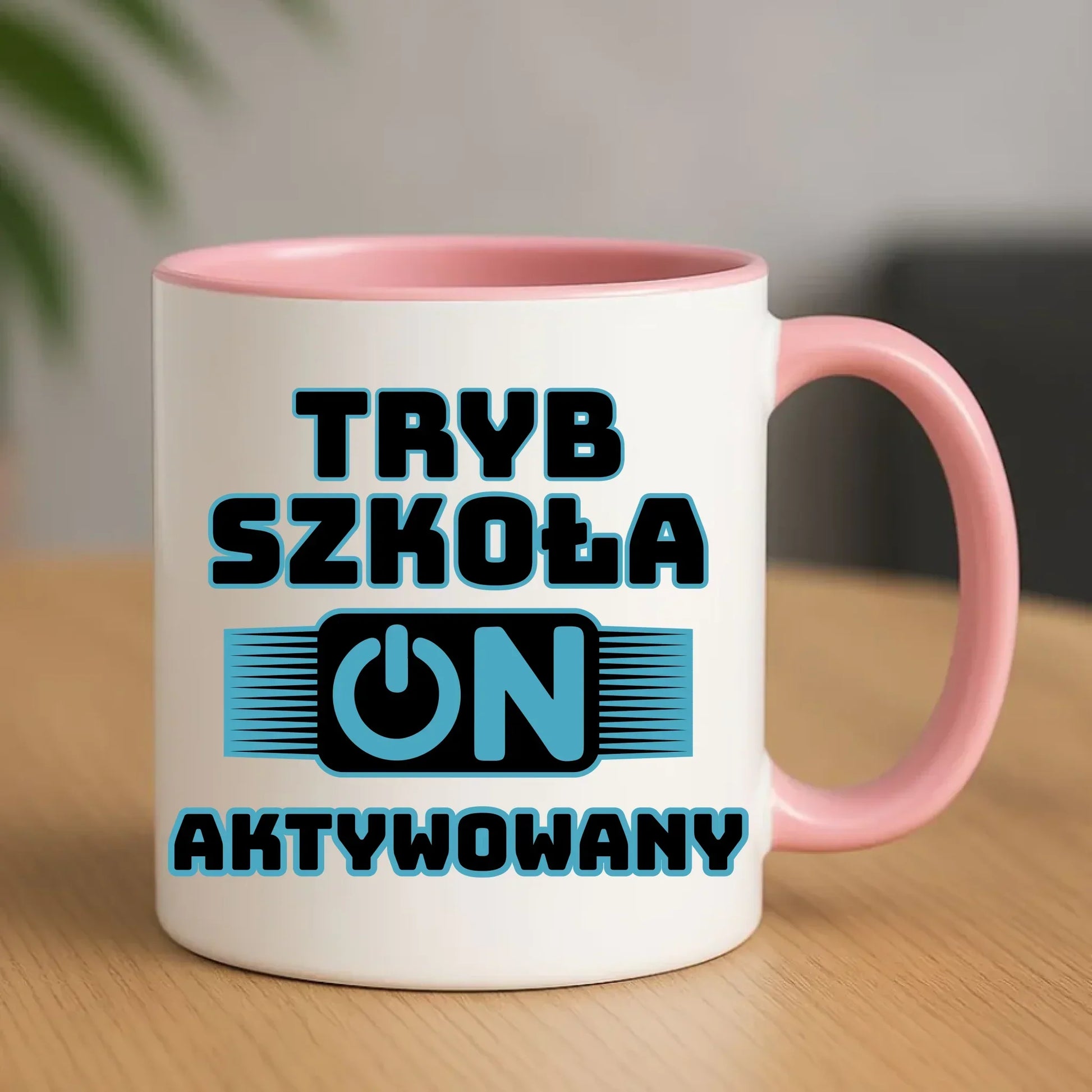 Kubek szkolny Tryb szkoła aktywowany SZ11 - StoryCups.pl