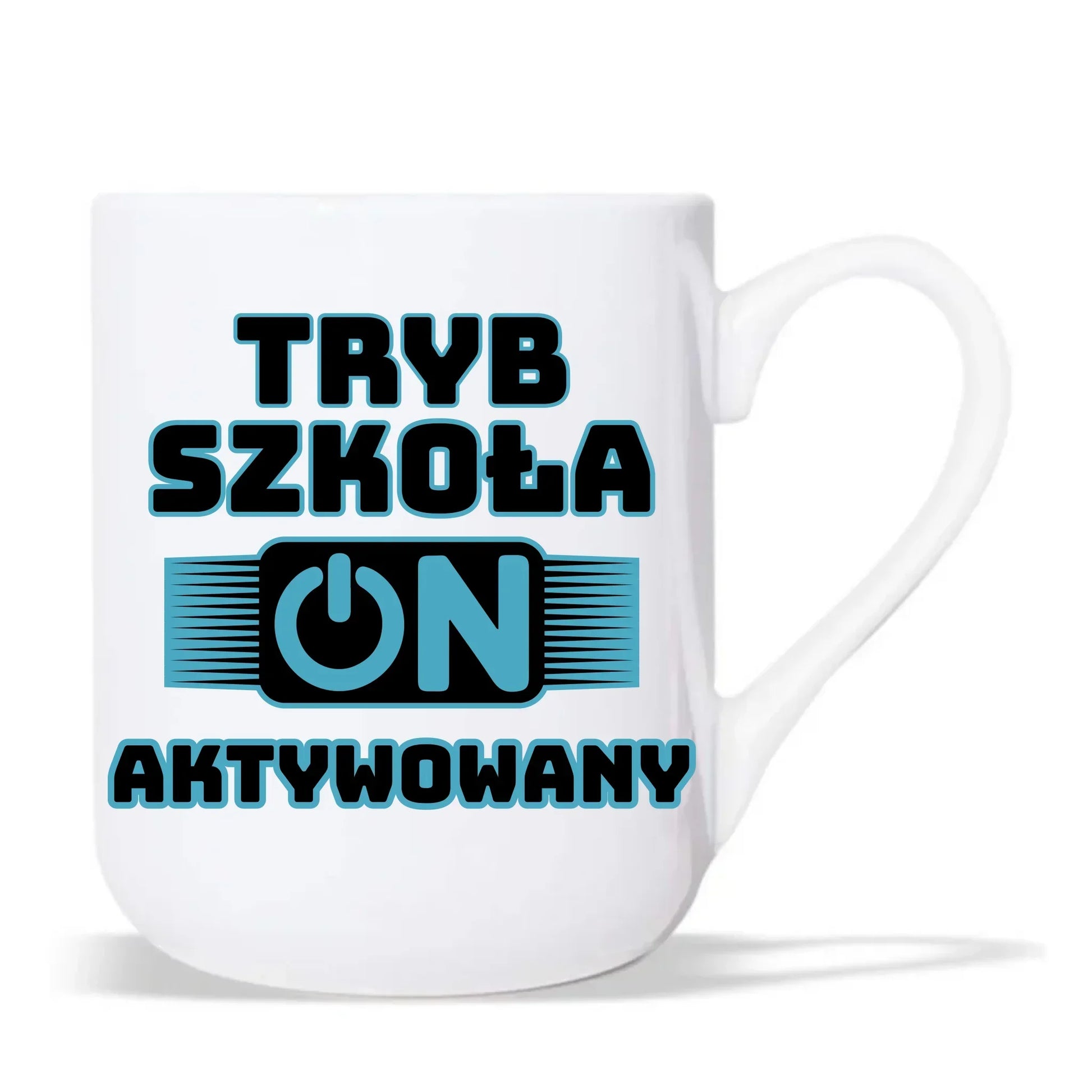 Kubek elegant szkolny Tryb szkoła aktywowany SZ11 - StoryCups.pl