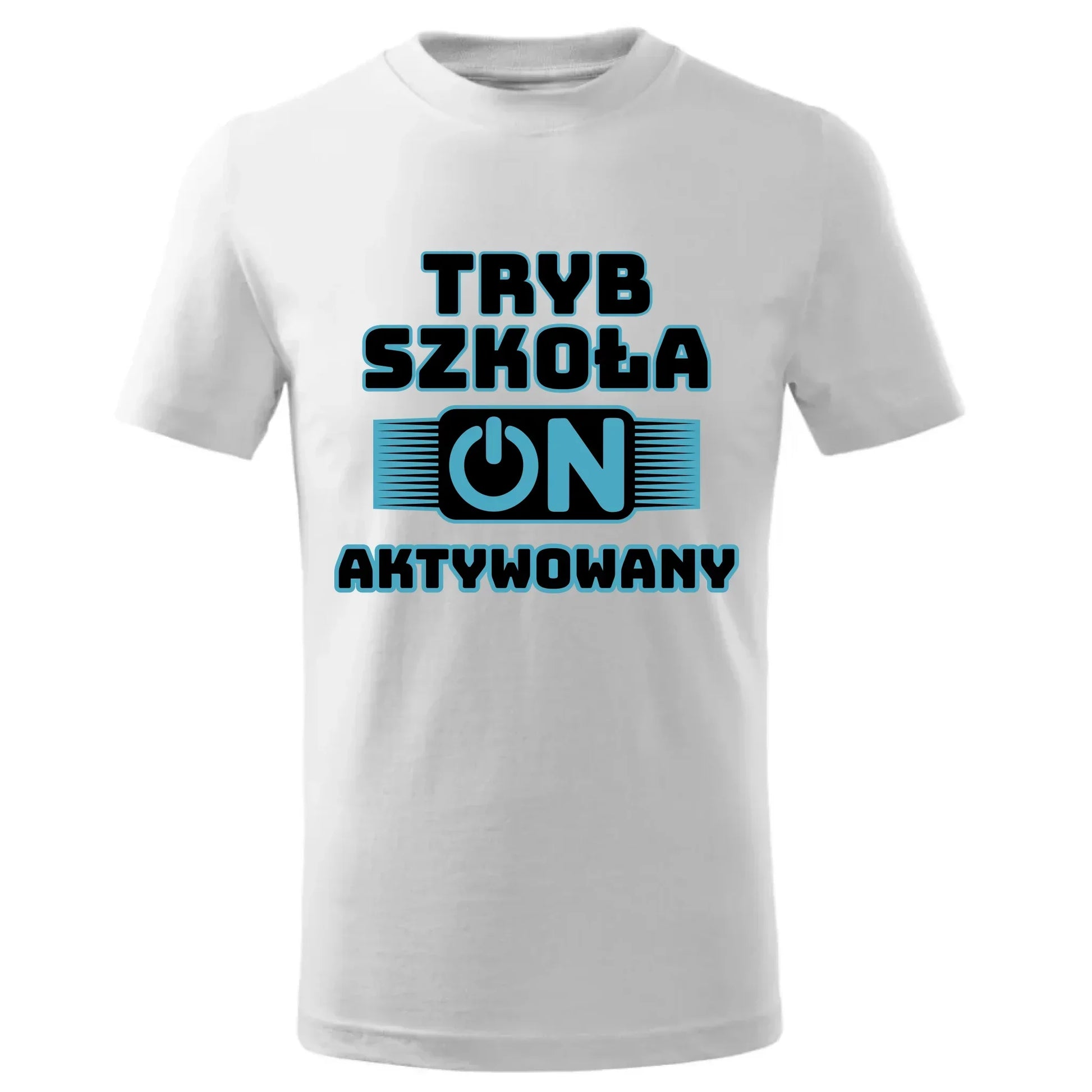 Śmieszna koszulka szkolna Tryb szkoła aktywowany SZ11 - StoryCups.pl