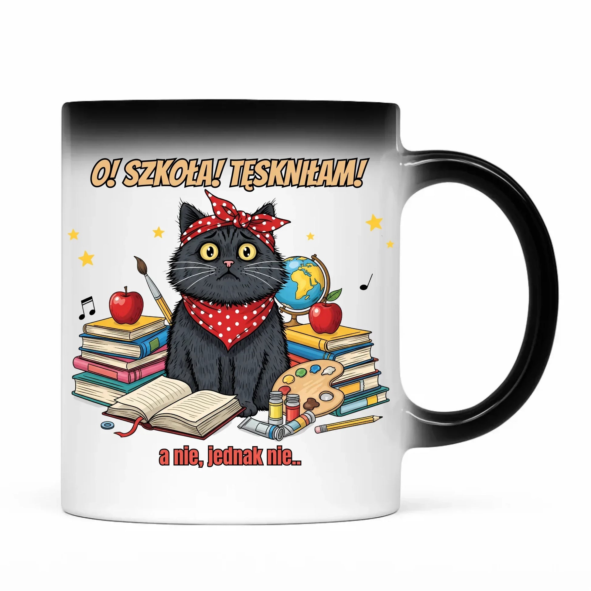 Kubek magiczny szkolny O! Szkoła! Tęskniłam! a nie, jednak nie... SZ12 - StoryCups.pl