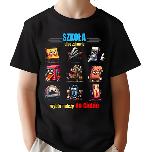 Koszulka dla chłopca na powrót do szkoły