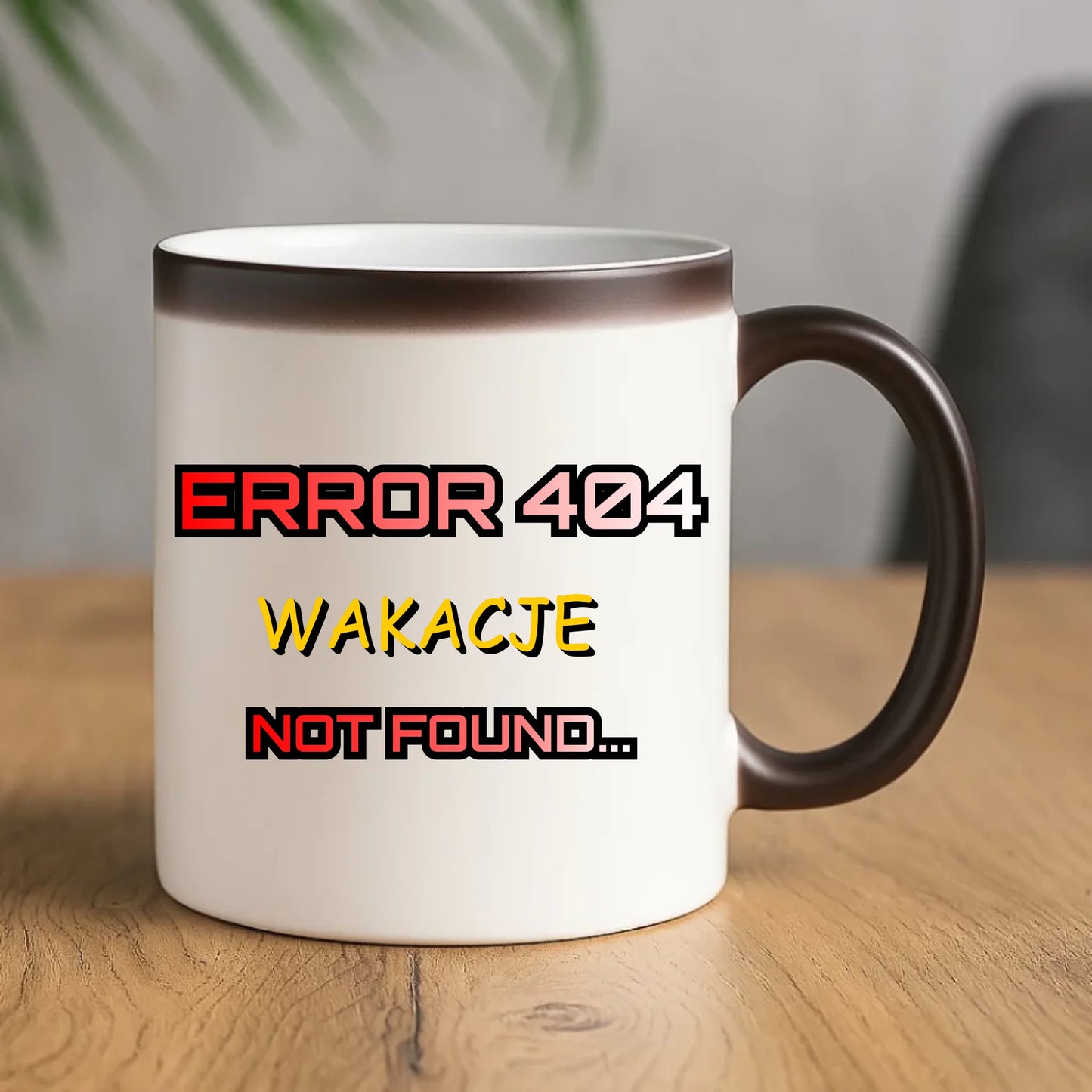 Kubek magiczny szkolny - Error 404 - śmieszny SZ15 - StoryCups.pl