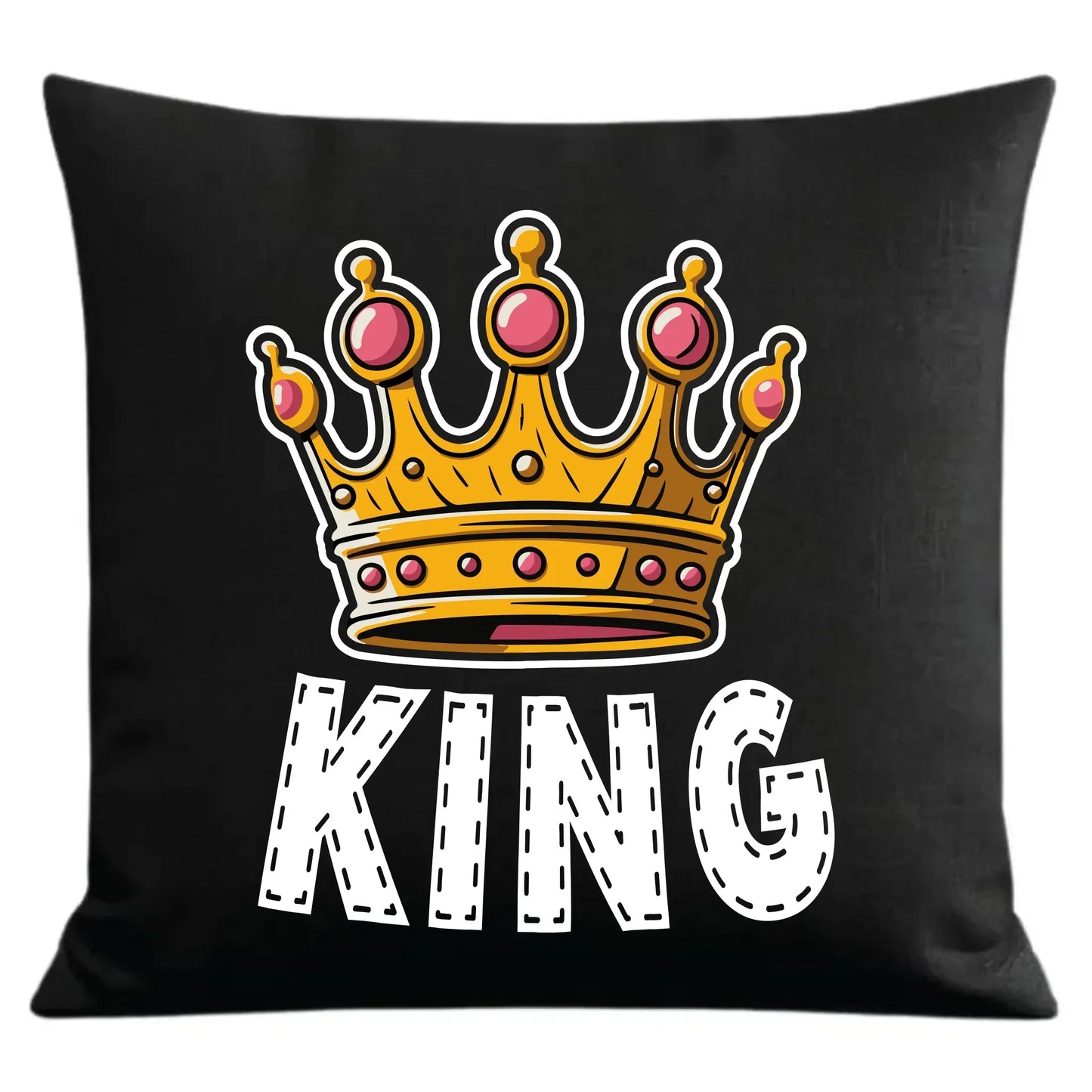 King | Poduszka dekoracyjna W41 - StoryCups.pl