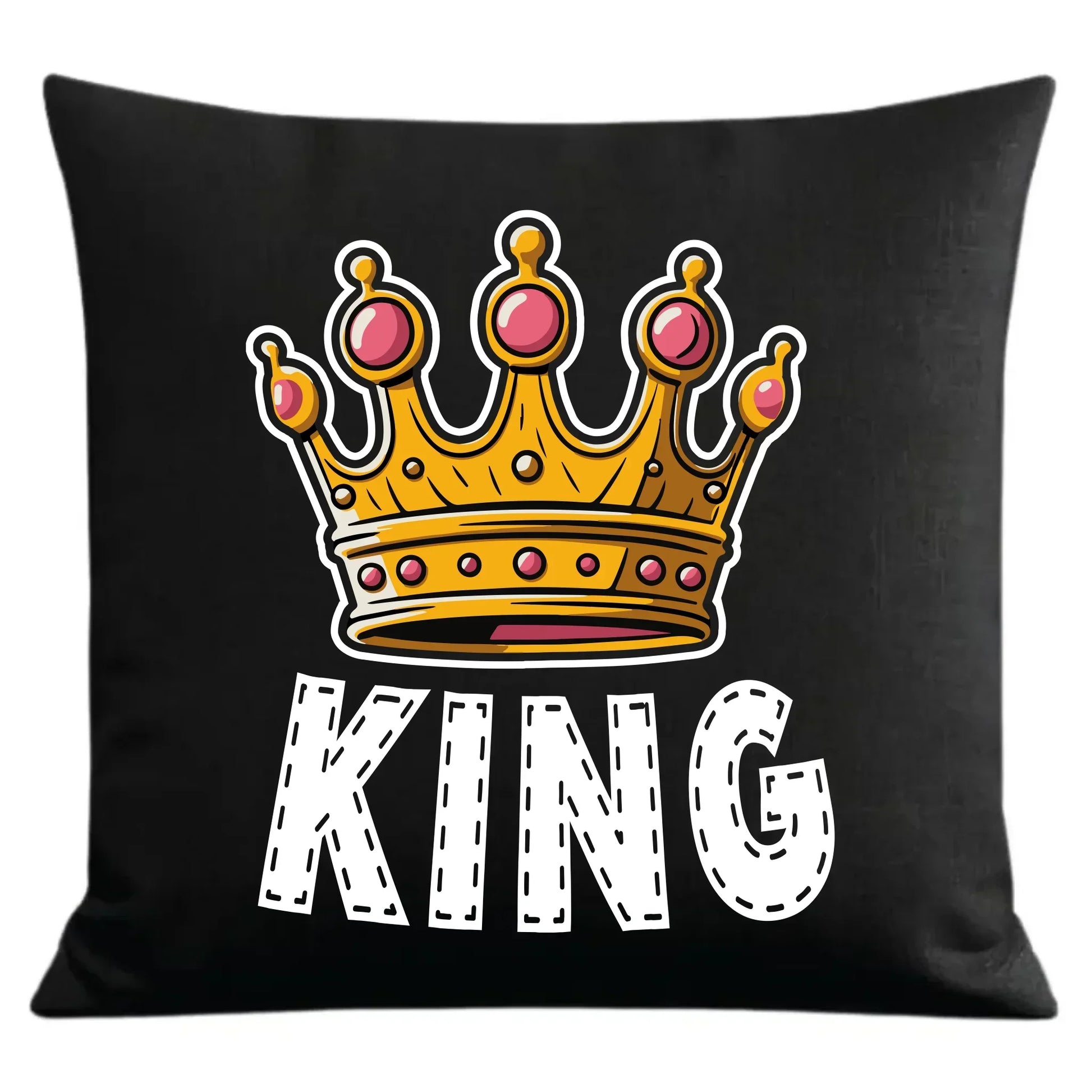 King | Poduszka dekoracyjna W41 - StoryCups.pl