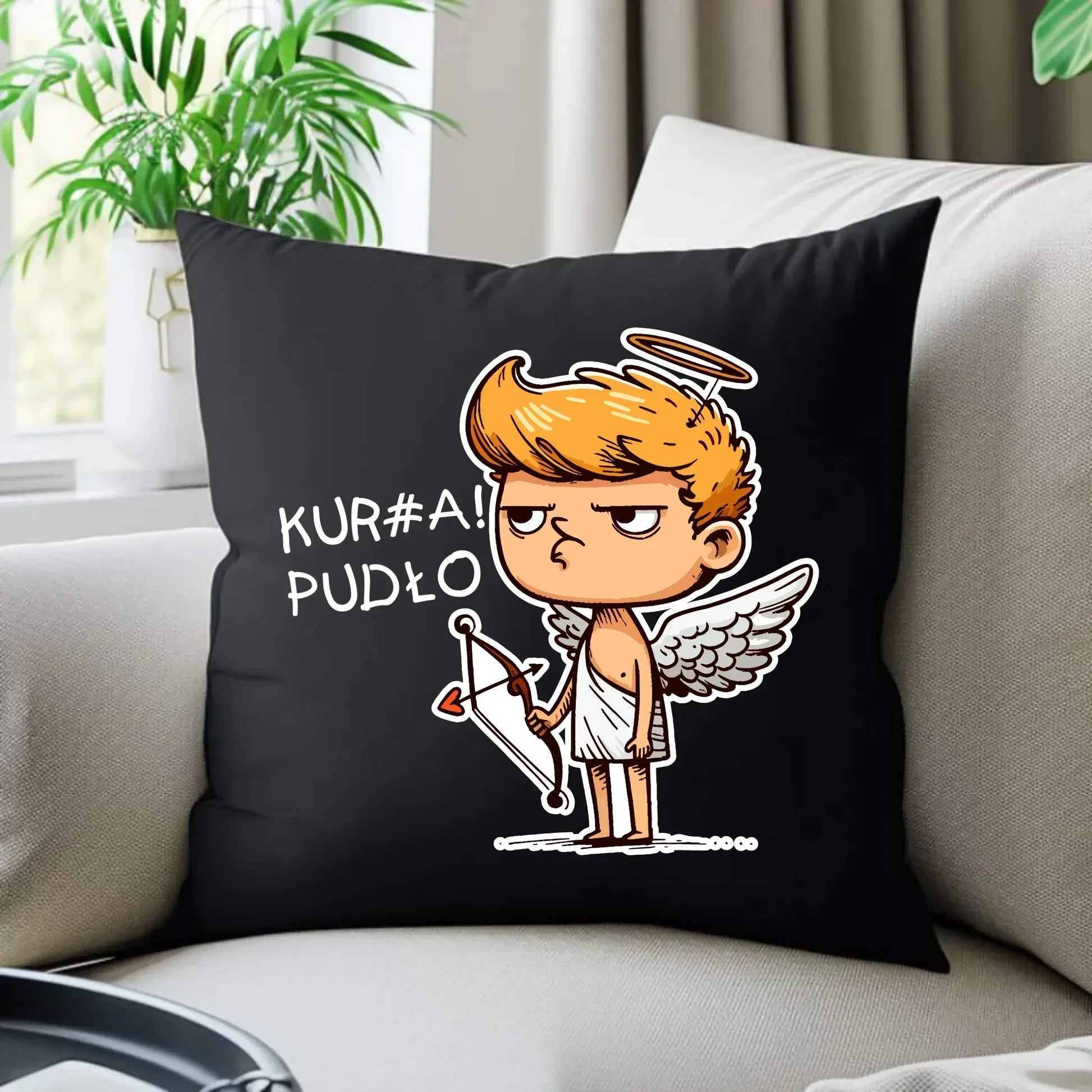 Kur#a pudło | Poduszka dekoracyjna W56 - StoryCups.pl