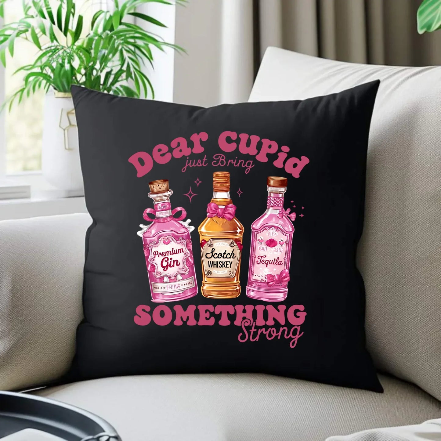 Przynieś coś mocniejszego | Poduszka dekoracyjna W42 - StoryCups.pl
