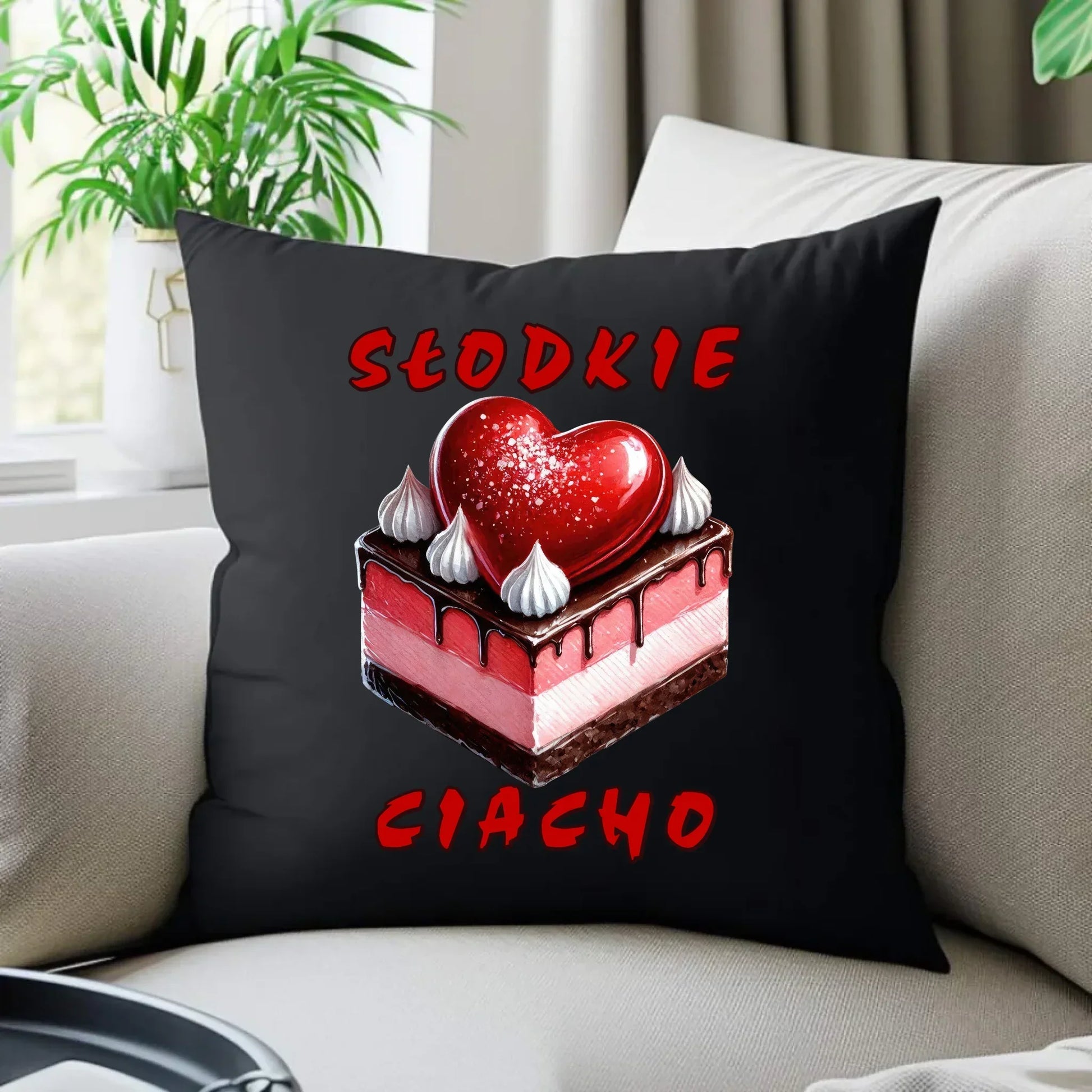Słodkie ciacho | Poduszka dekoracyjna W36 - StoryCups.pl