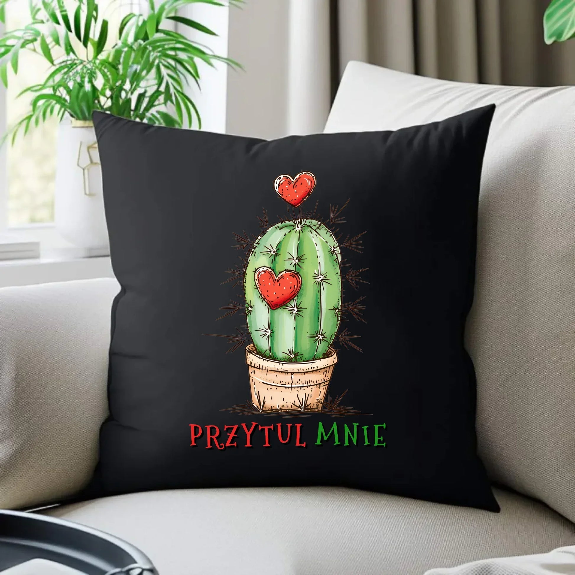 Przytul mnie | Poduszka dekoracyjna W49 - StoryCups.pl