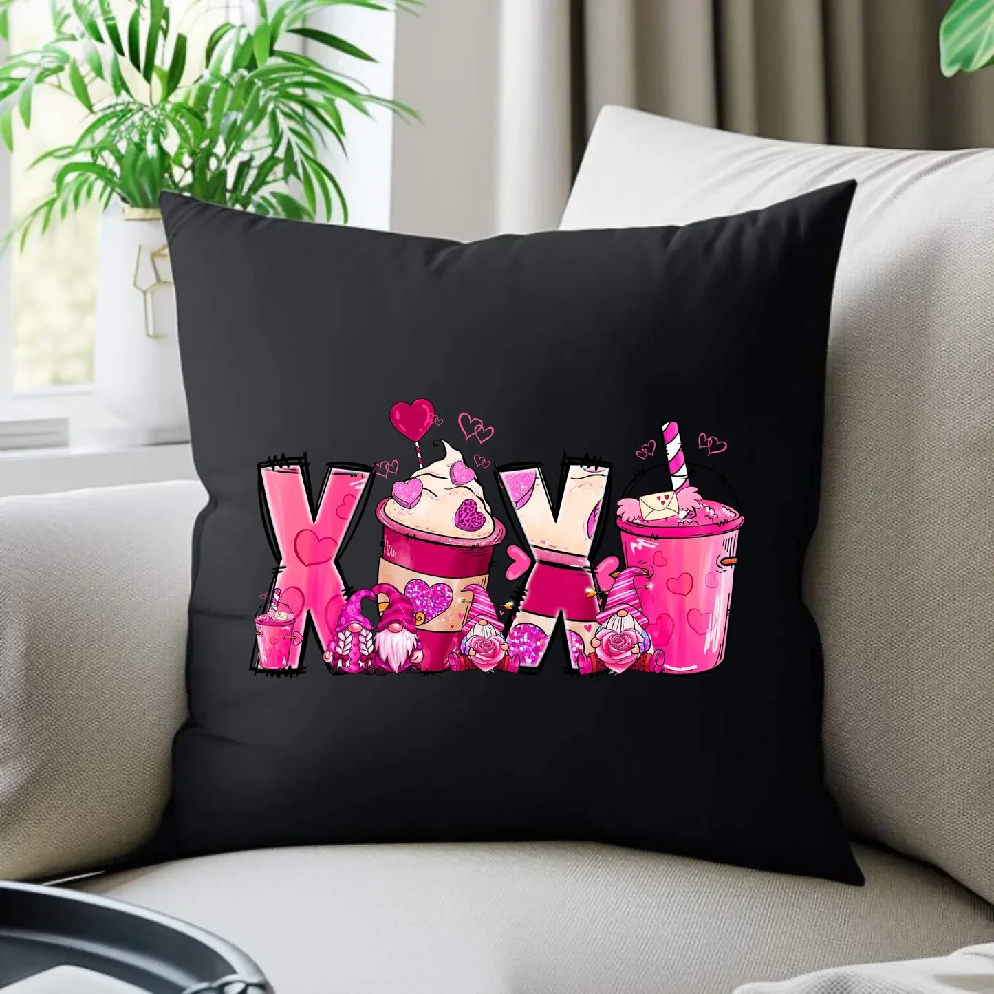 XOXO | Poduszka dekoracyjna W50 - StoryCups.pl