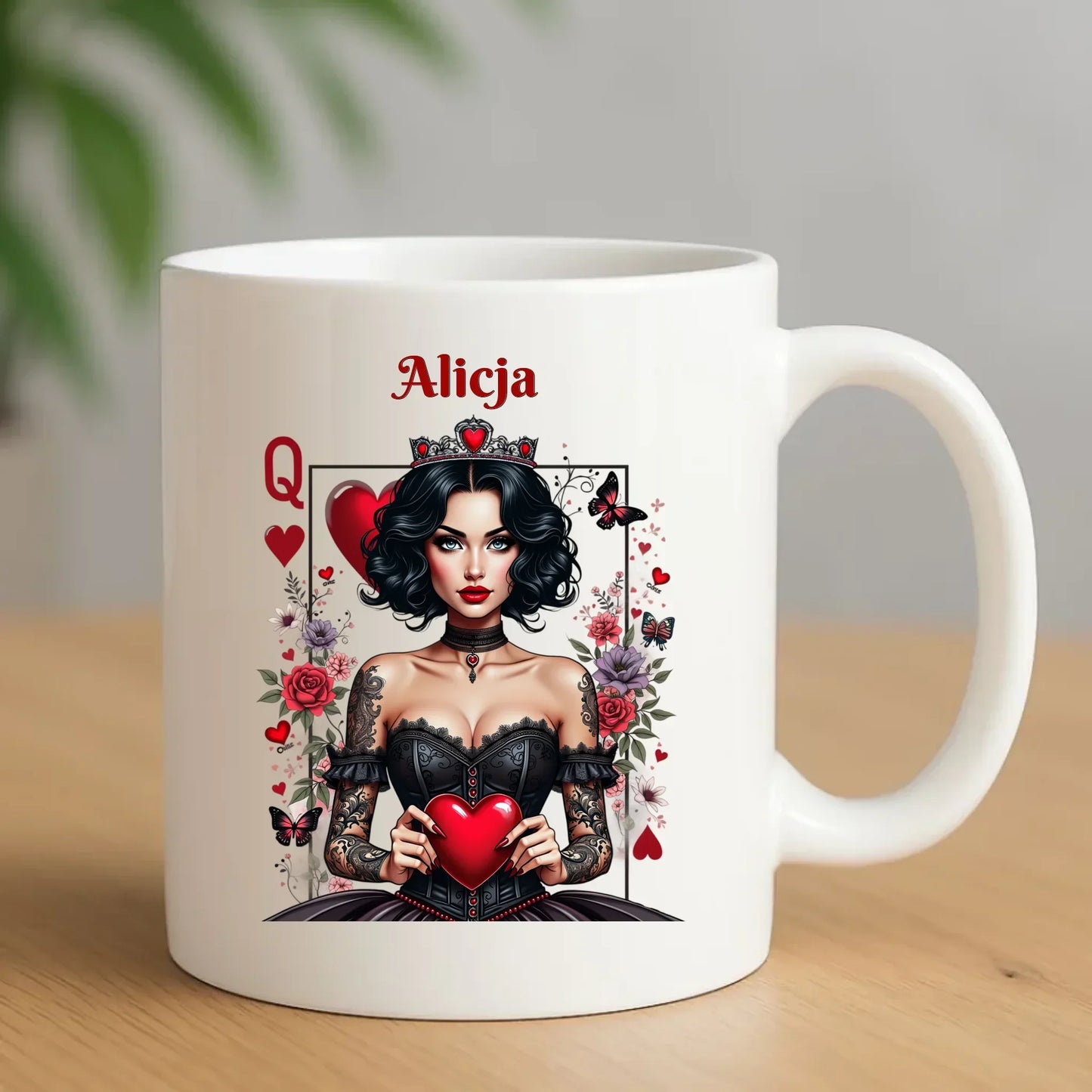 Królowa Serc | Kubek W46 - StoryCups.pl